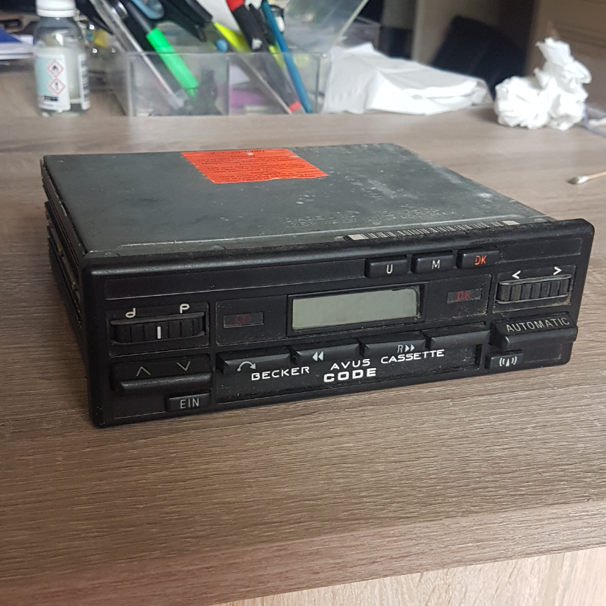 Autoradio Becker Avus Cassette BE 0778 Mercedes années 80